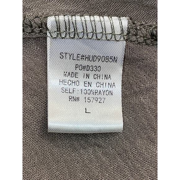 La‎ Meil Crochet Dress - Size L - Asymmetric Ruffle Hem, Double Cross Straps - Picture 8 of 9